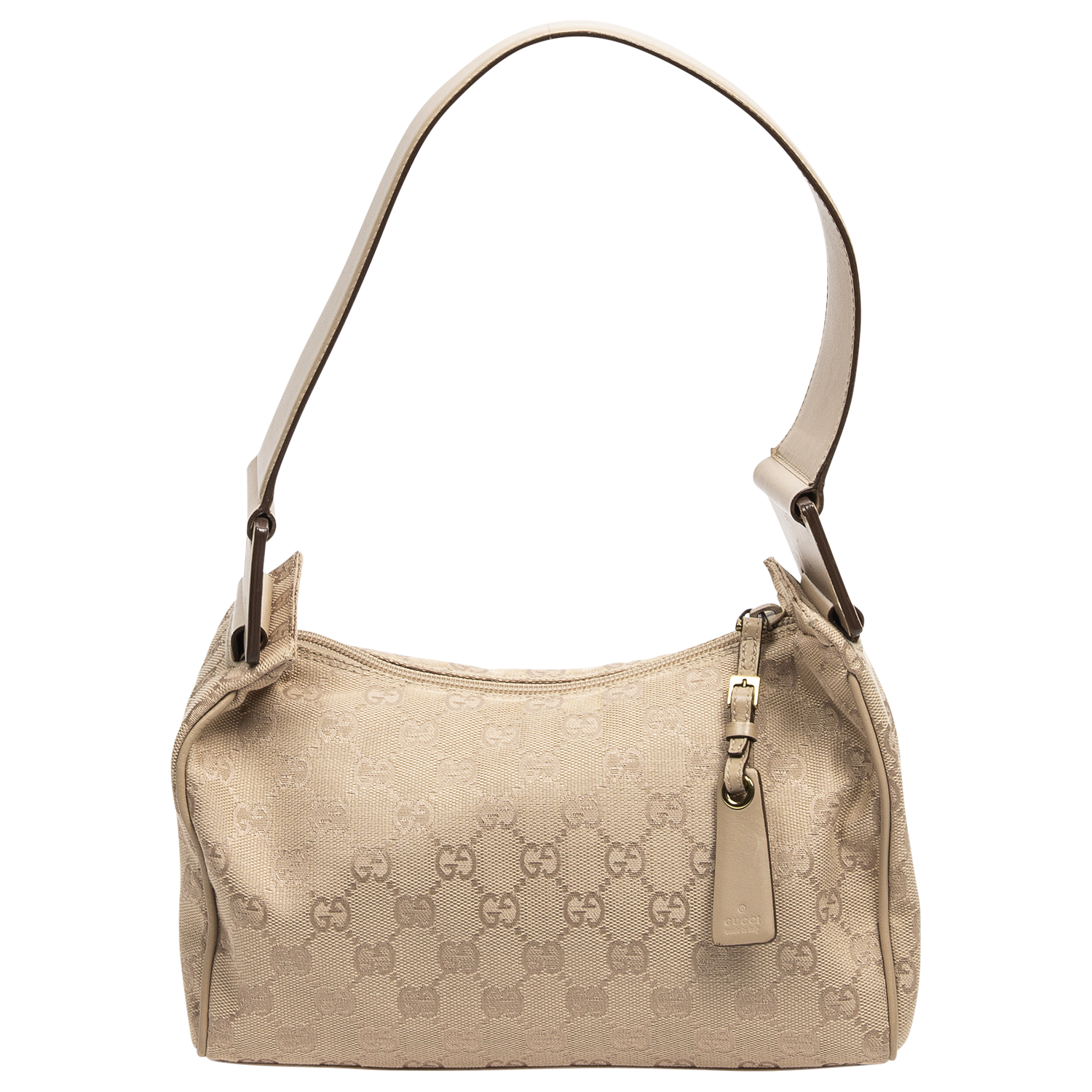 Gucci by Tom Ford Rare Beige GG Shoulder Bag