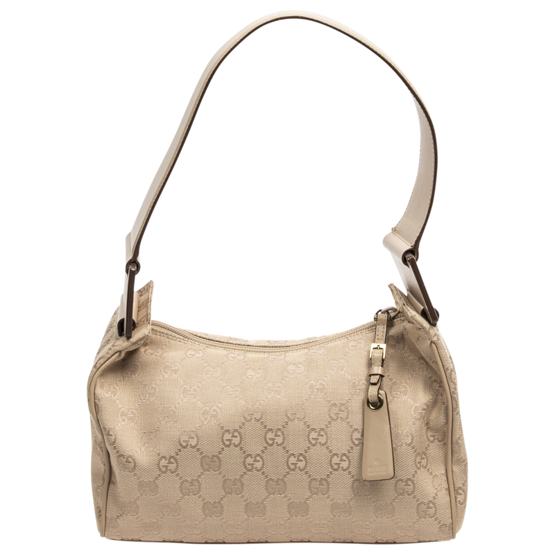 Gucci by Tom Ford Rare Beige GG Shoulder Bag