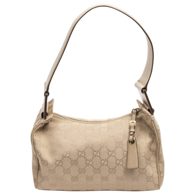 Gucci by Tom Ford Rare Beige GG Shoulder Bag