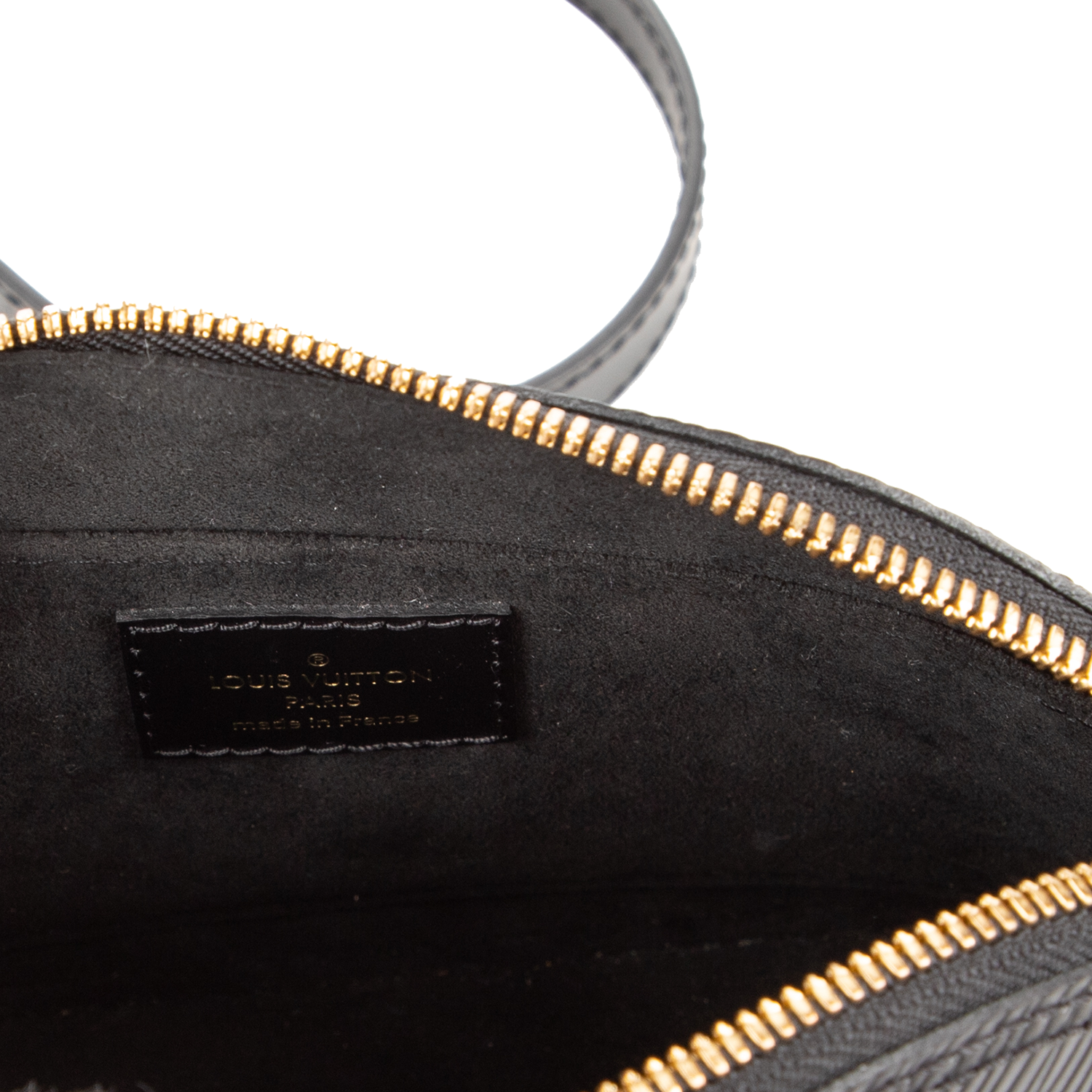 Louis Vuitton Shoulder Bag Epi Alma Mini Chain M51405 Noir Back All Le