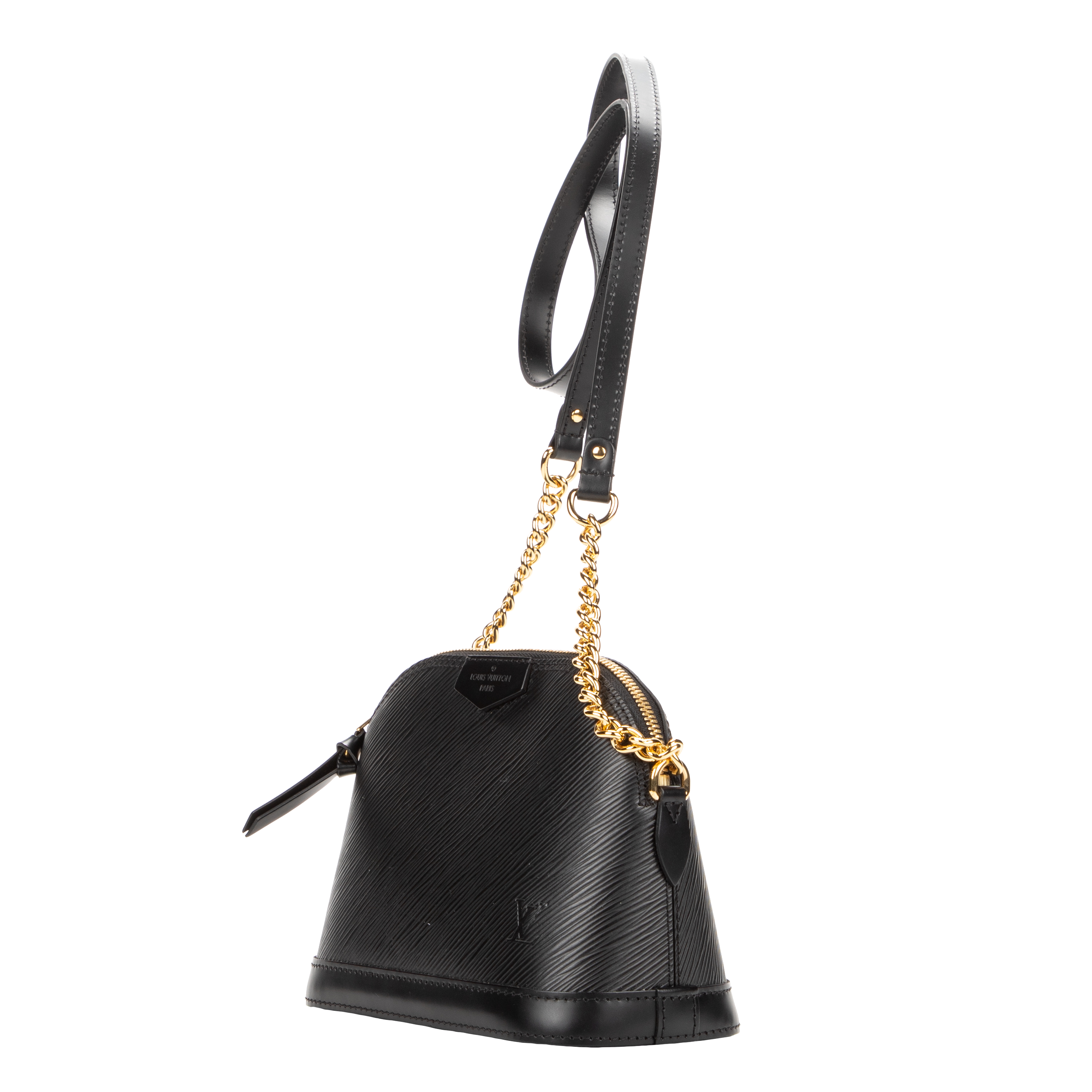 Louis Vuitton Black Epi Chain Mini Alma