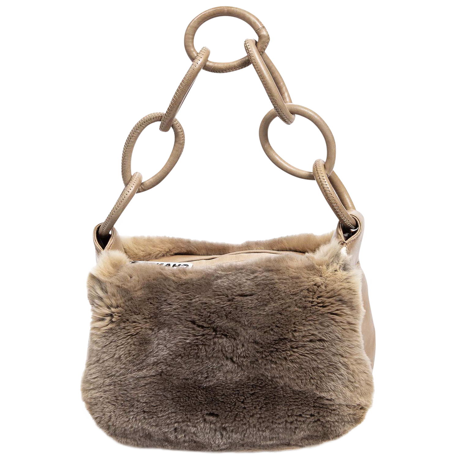 Chanel 2004 Limited Edition Fur Chain Bag