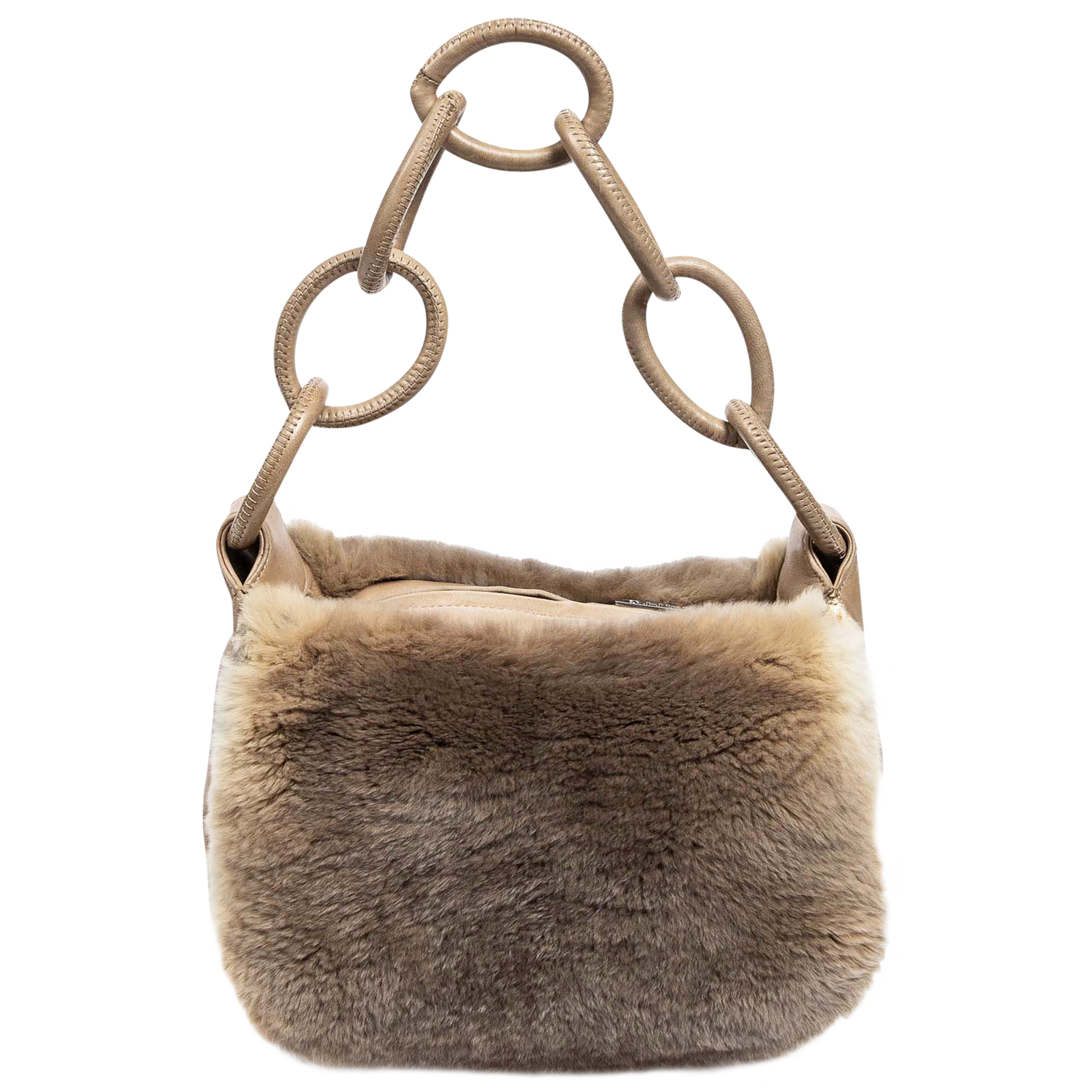 Chanel 2004 Limited Edition Fur Chain Bag