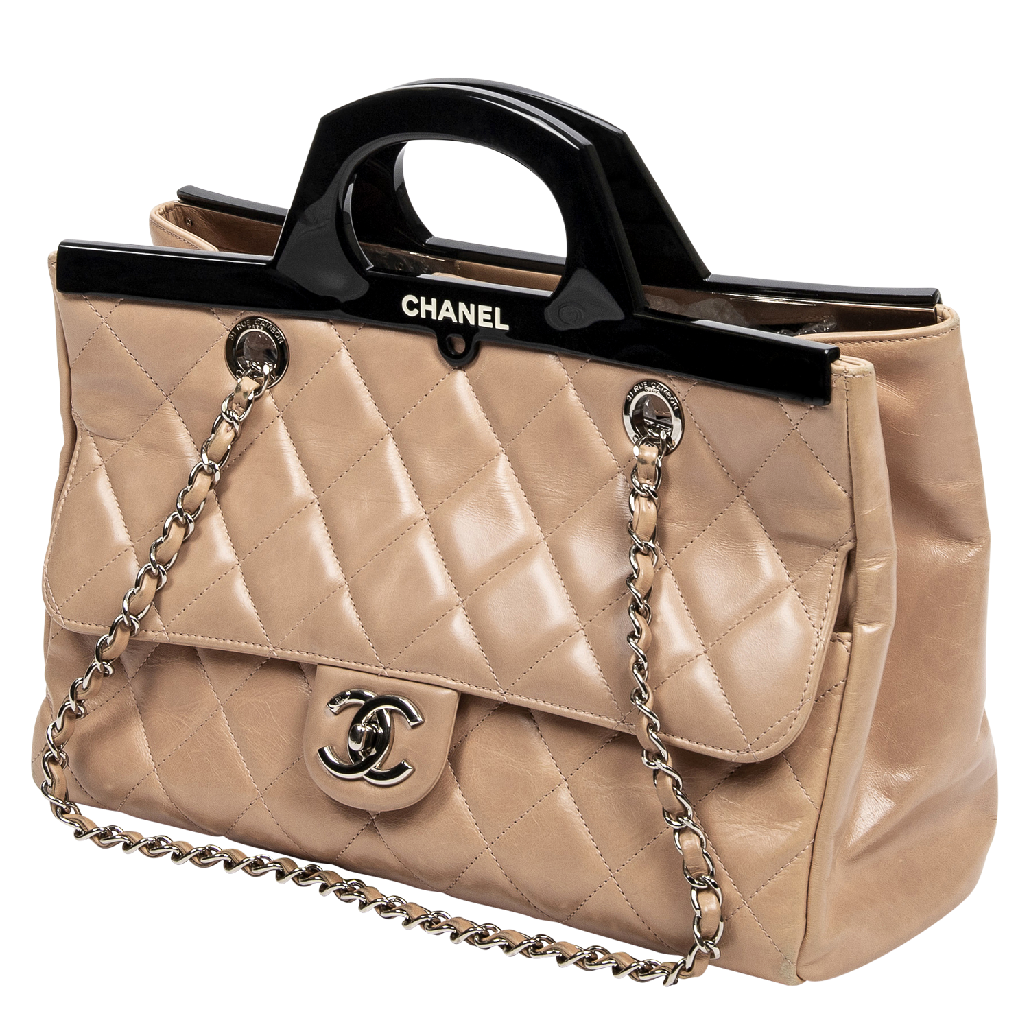 Chanel 2015 CC Crossing Large Shopper Tote Bag 15K 2015