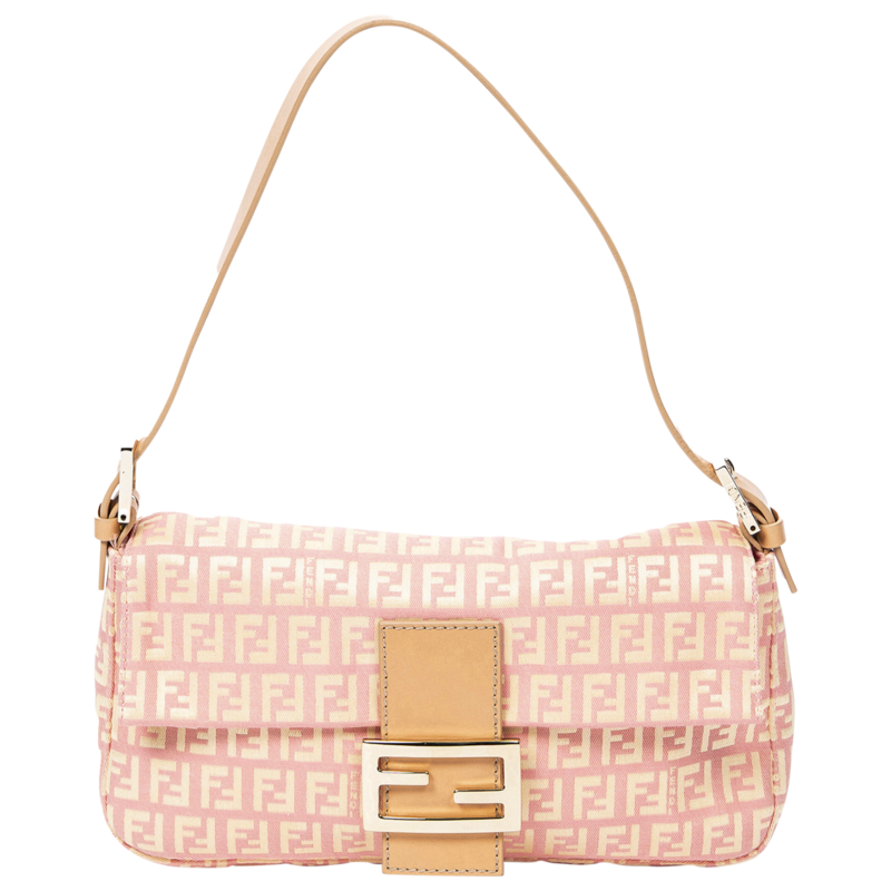 Fendi Baby Pink Zucchinno Baguette