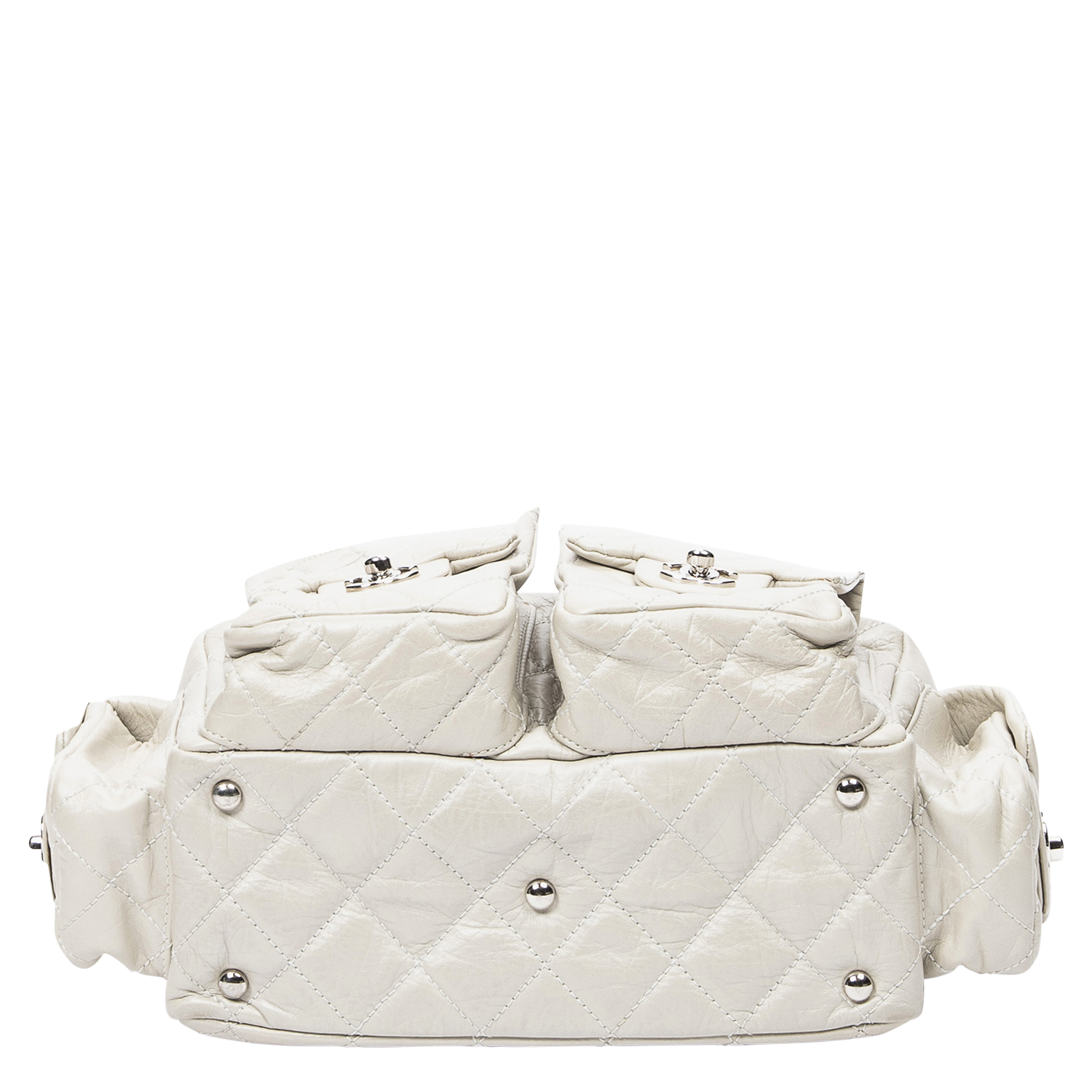 Chanel 2006 Ivory Cambon Multi Pocket Bag