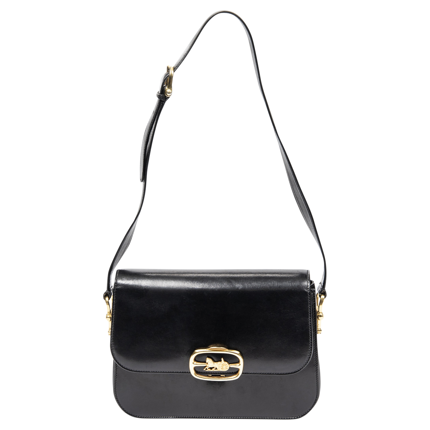 Celine Black Vintage Flap Bag