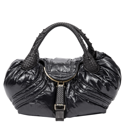 Fendi Black Moncler Limited Edition Tufted Pillow Bag
