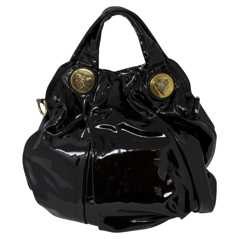 Gucci Black Patent Tote