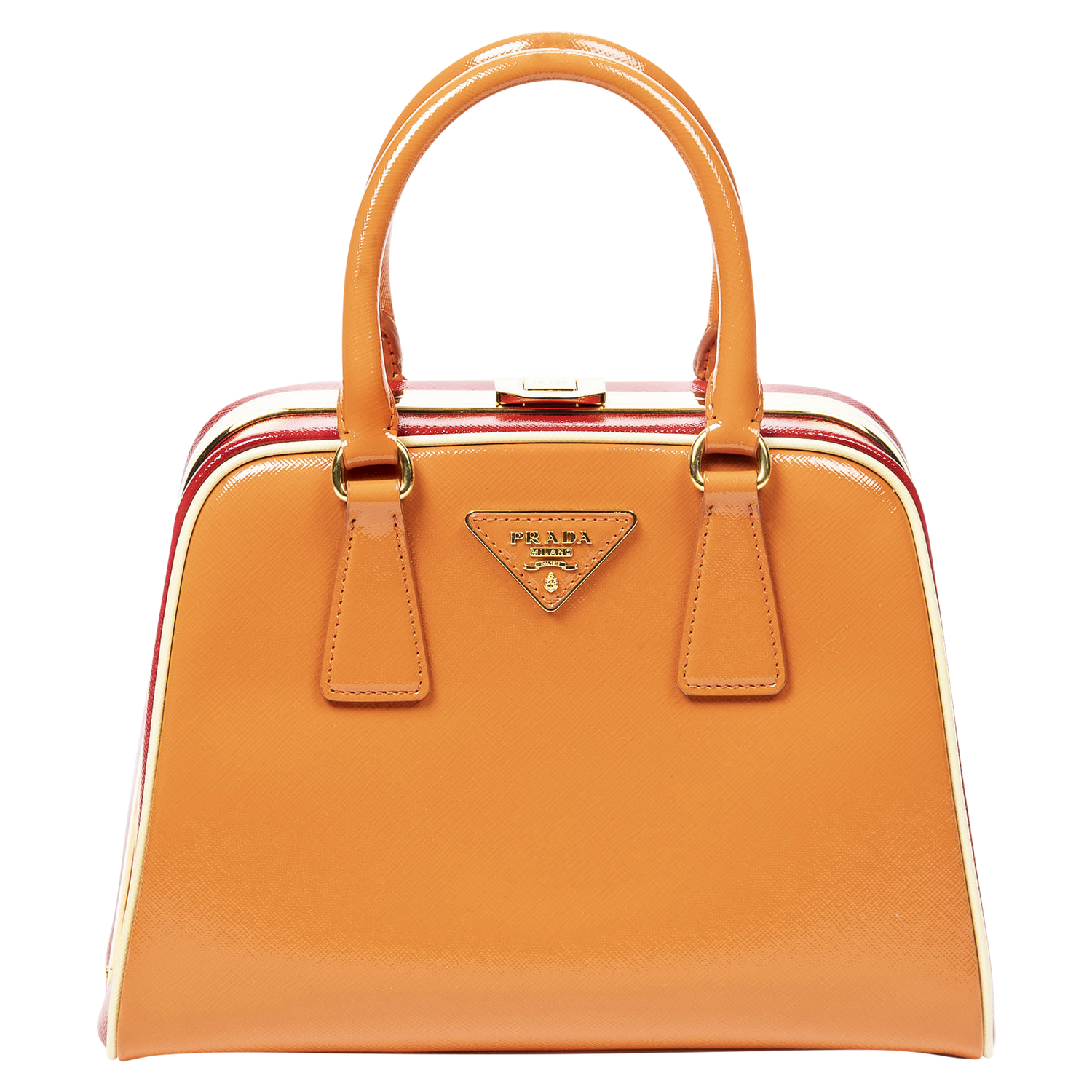 Prada Limited Edition Orange Frame Bag
