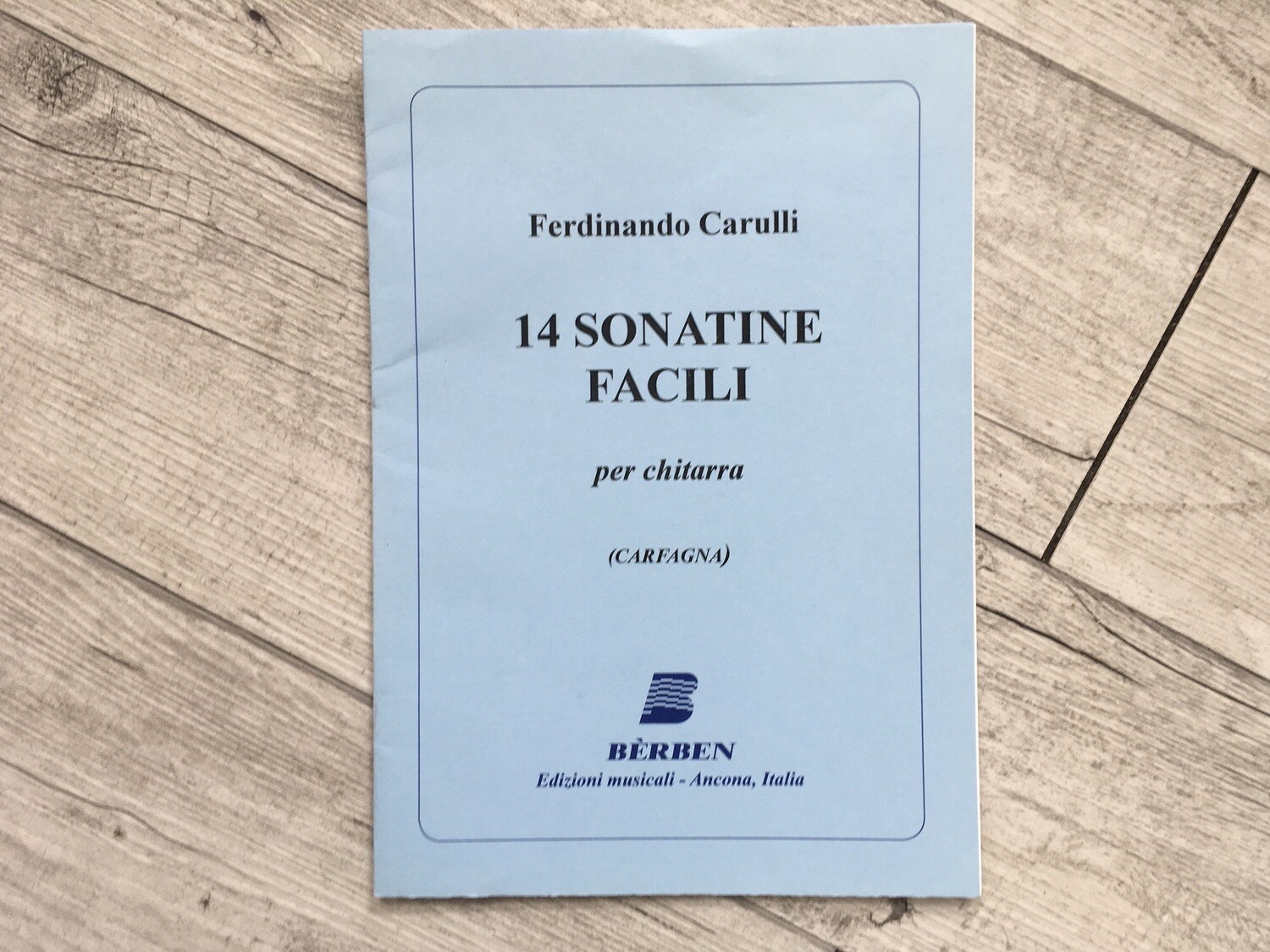 FERDINANDO CARULLI - 14 sonatine facili per chitarra