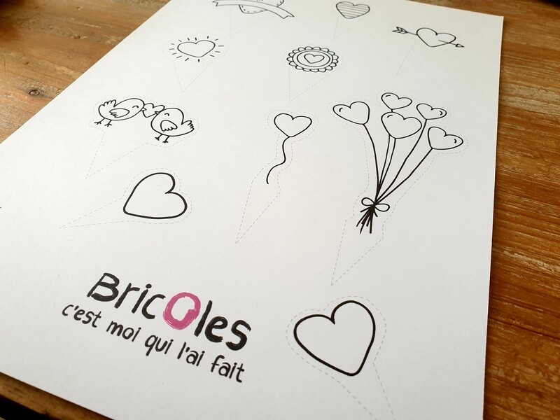 GRATUIT - Cake Topper Saint-Valentin