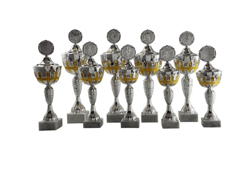 Pokalserie silber- gold