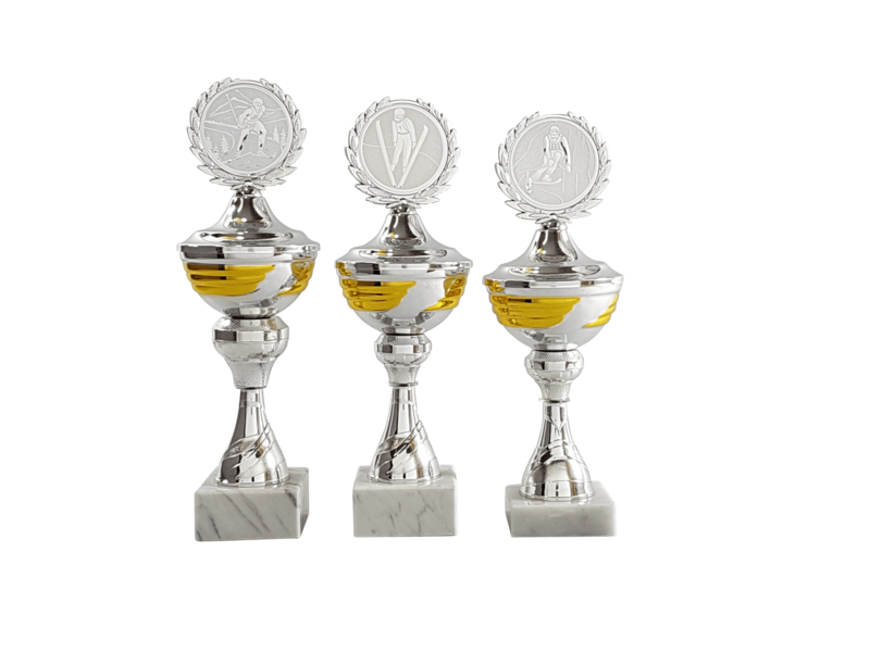 Pokalserie silber-gold