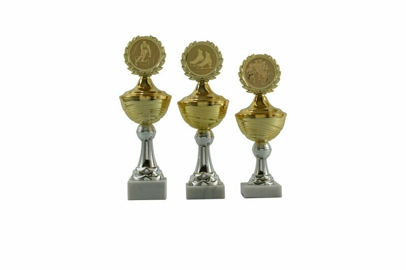 Pokalserie gold-silber