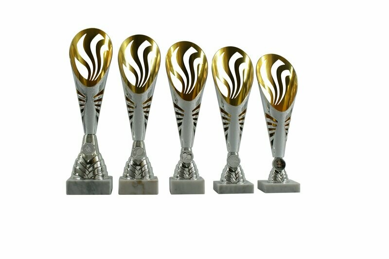 Pokalserie silber-gold