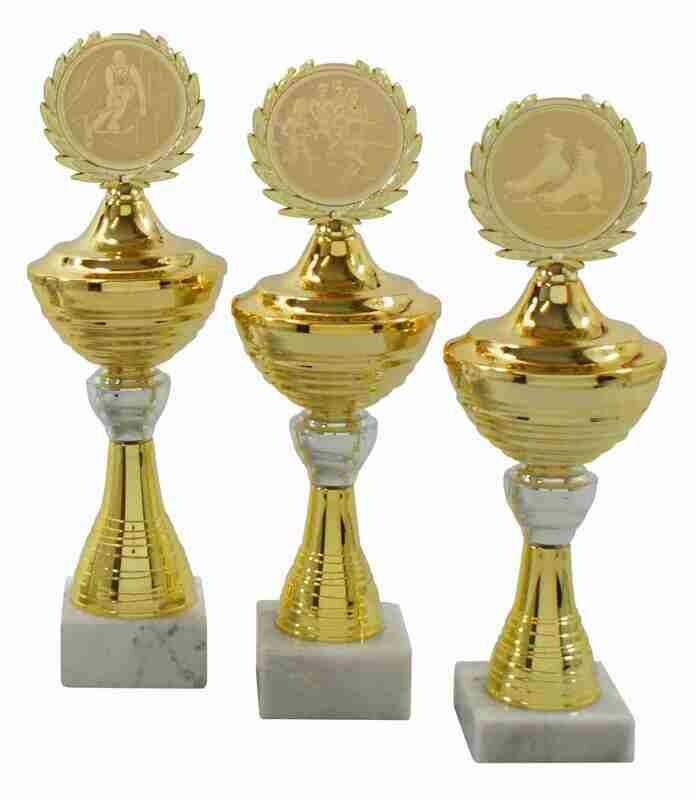 Pokalserie gold-silber