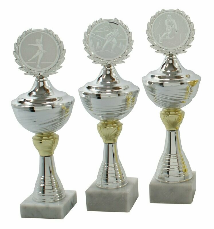 Pokalserie silber-gold