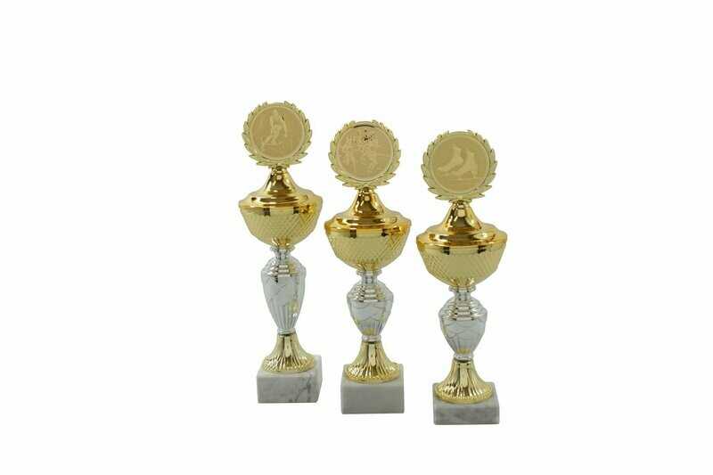 Pokalserie gold-silber