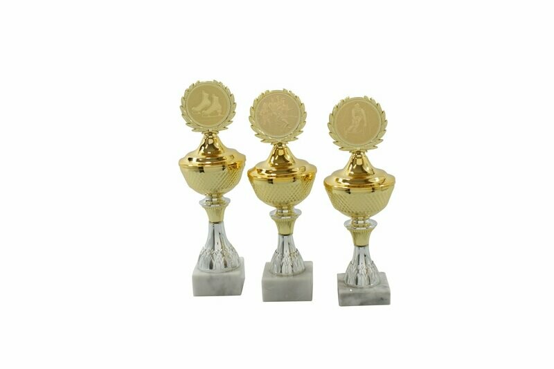 Pokalserie gold-silber