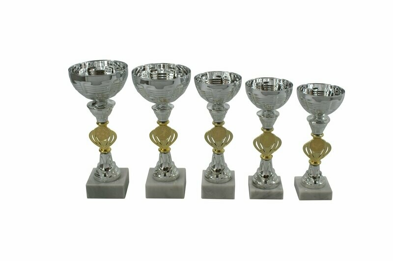 Pokalserie silber-gold