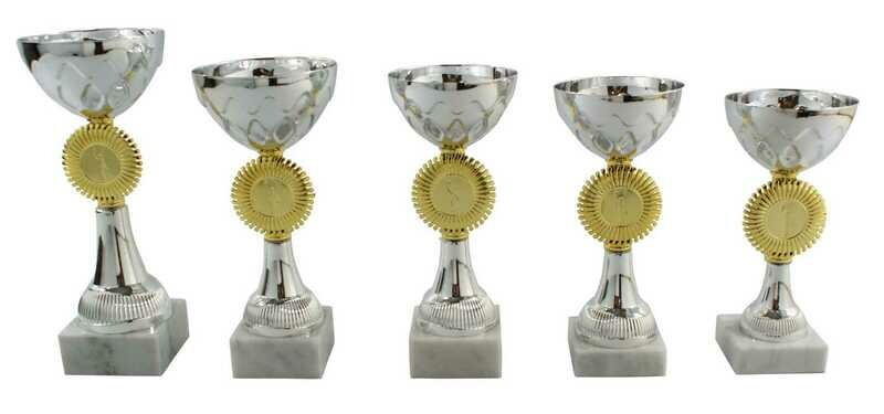 Pokalserie silber-gold
