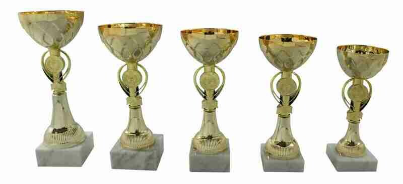 Pokalserie gold ohne Deckel