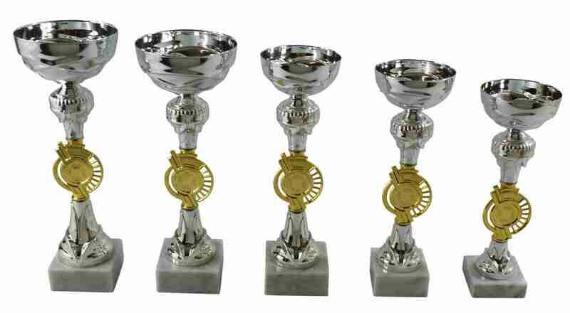 Pokalserie silber-gold