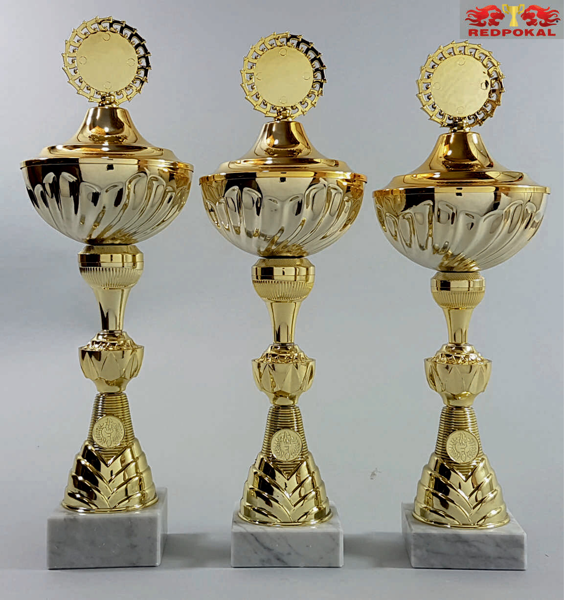 3er Pokalserie gold, 43 - 45 cm E566/1-3