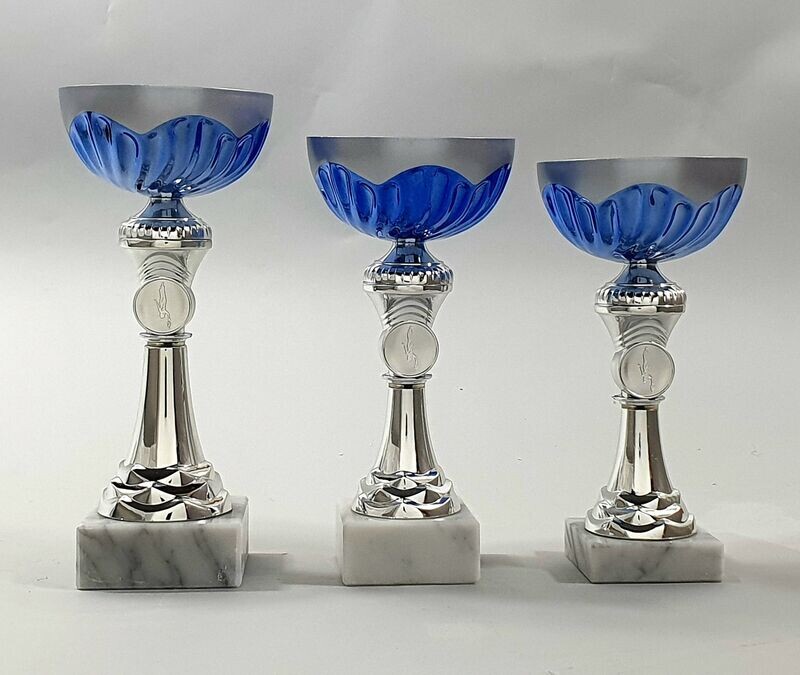 Pokalserie S60/1-3 silber-blau