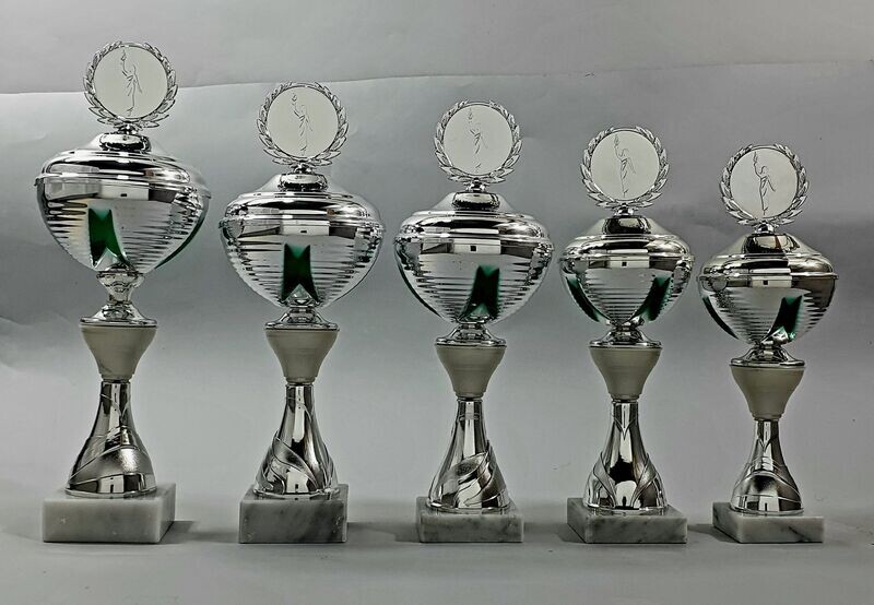 Pokalserie S71/1-5 silber-gold