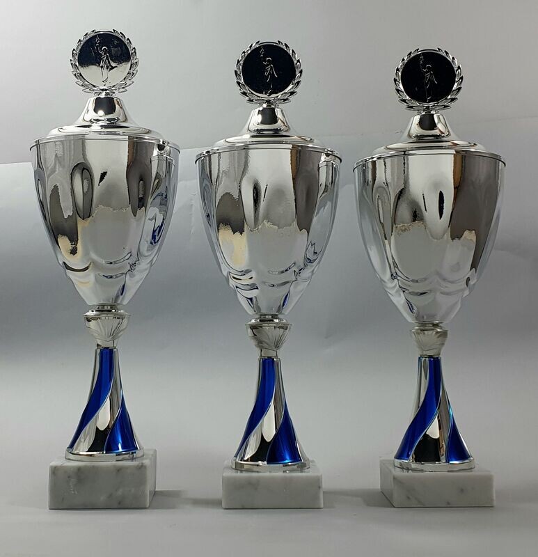 Pokalserie S73/1-3 silber-blau