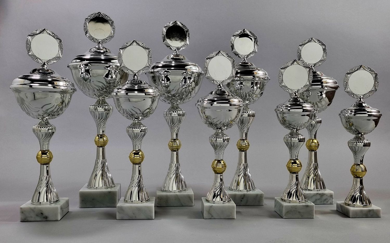 Henkel Pokalserie silber 803/1-9