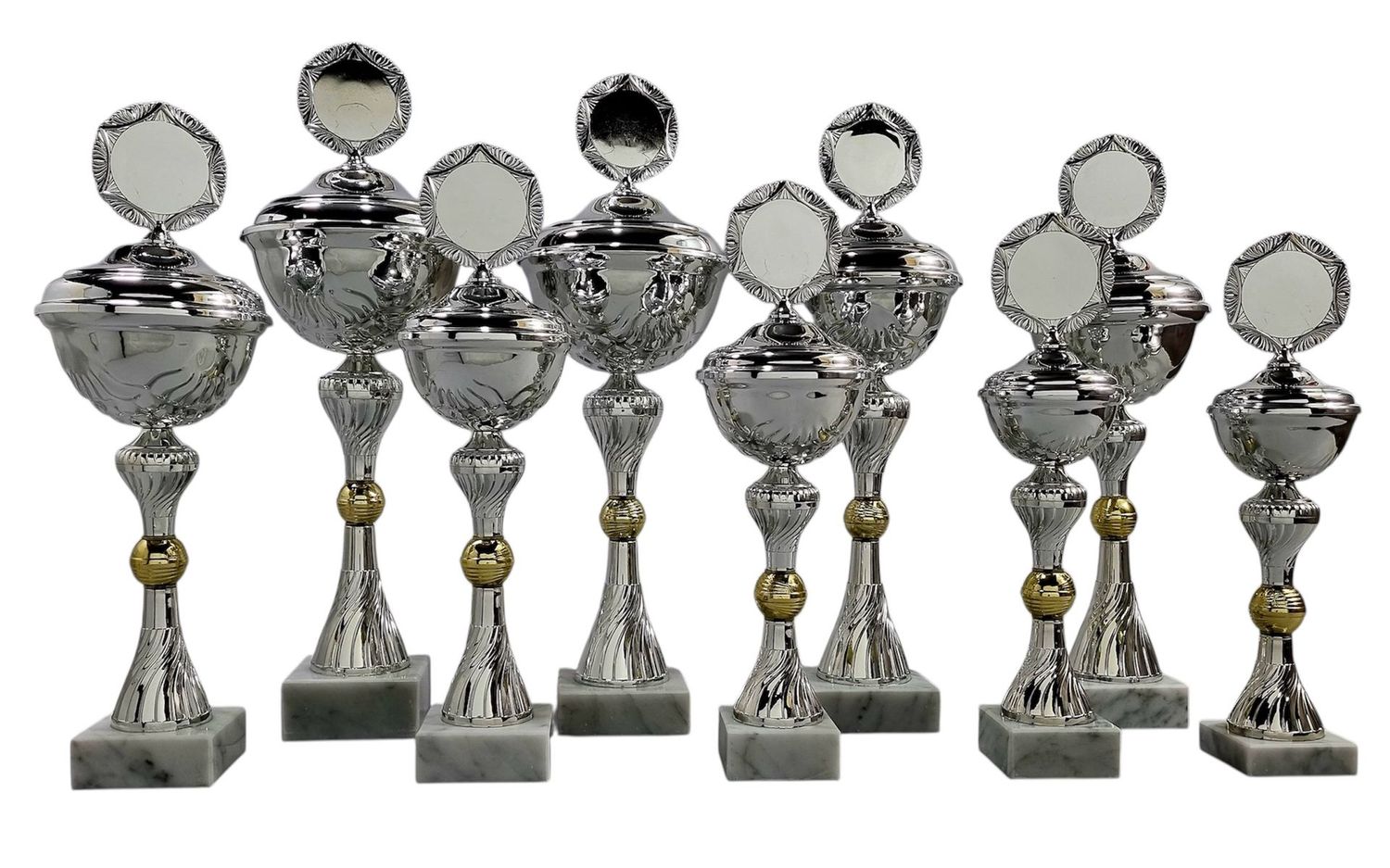 Henkel Pokalserie  silber 803/1-9