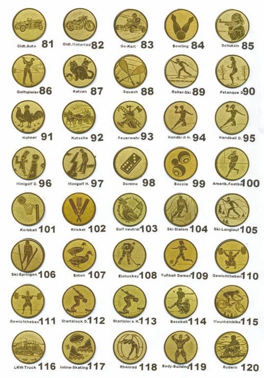 Pokalserie 822 Gold Grün