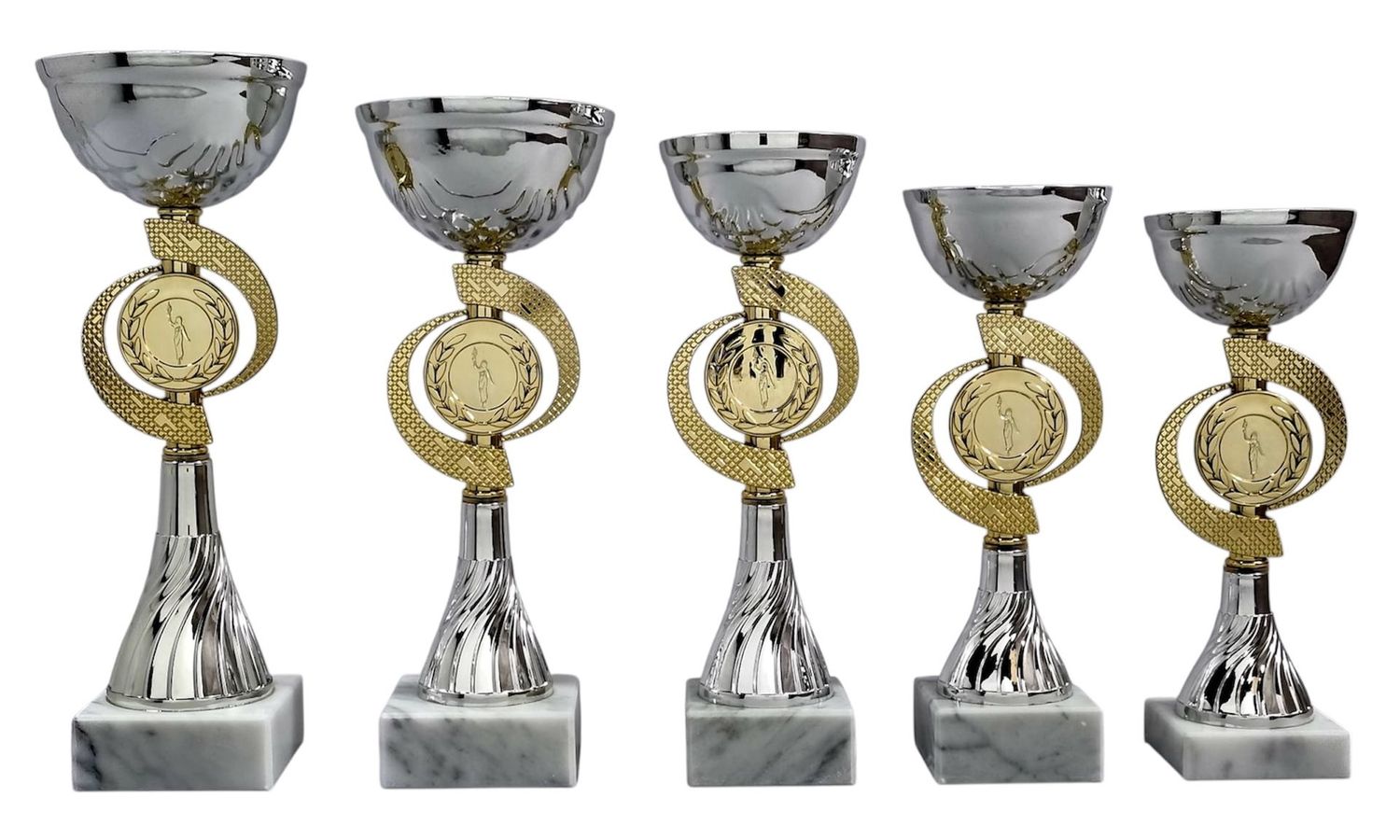Pokalserie 804/1-5 Gold/Silber Pokalserie 804/1-5 Gold/Silber