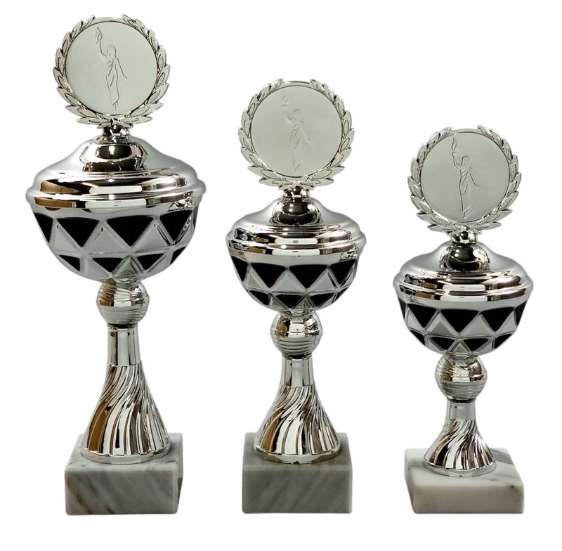 Pokalserie 820 Schwarz Silber