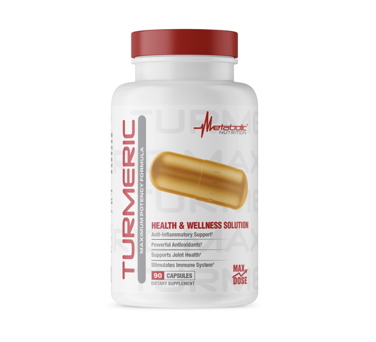 Turmeric 90ct, Metabolic Nutrition