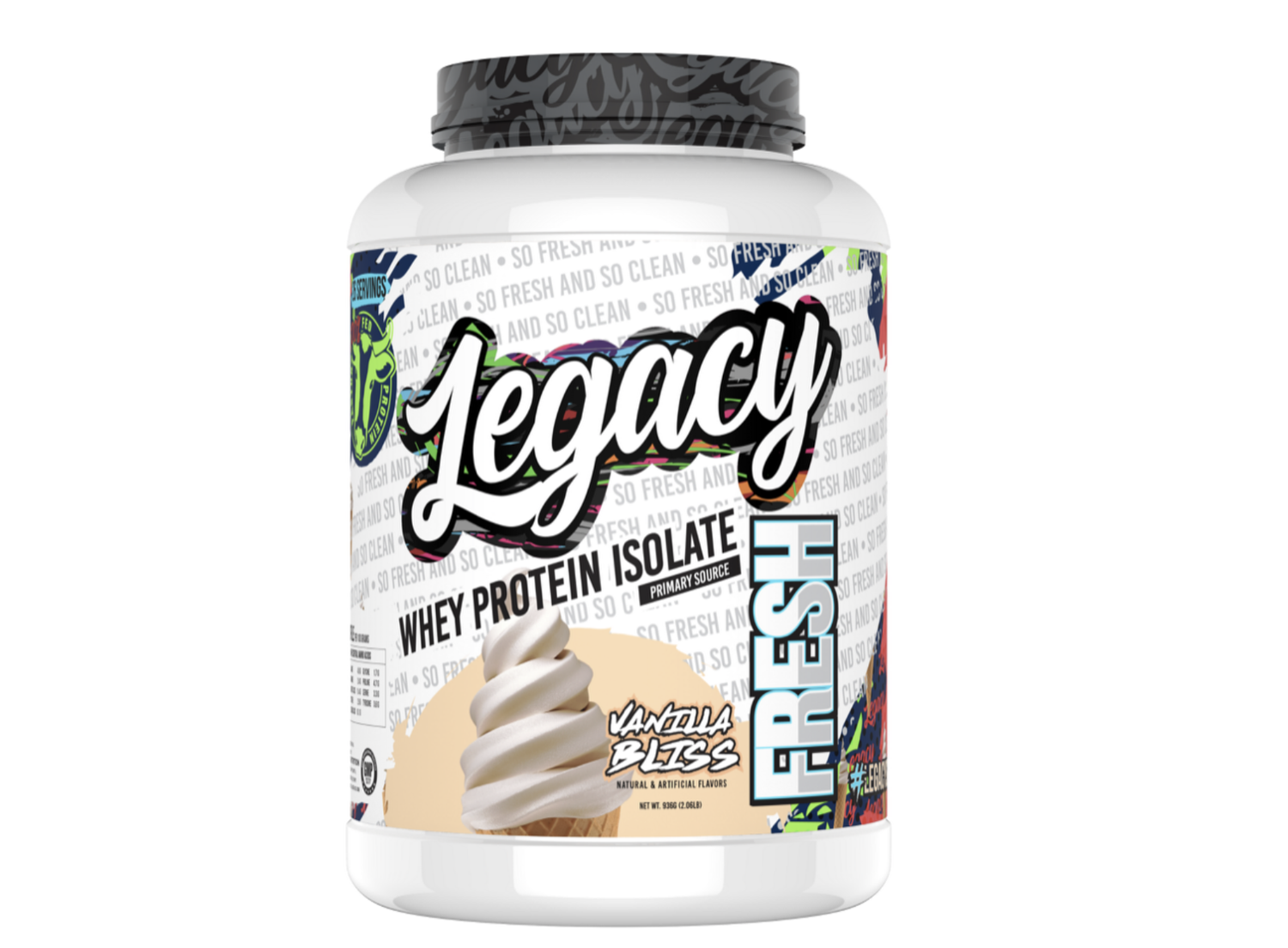 legacy protein 2lb, vanilla bliss