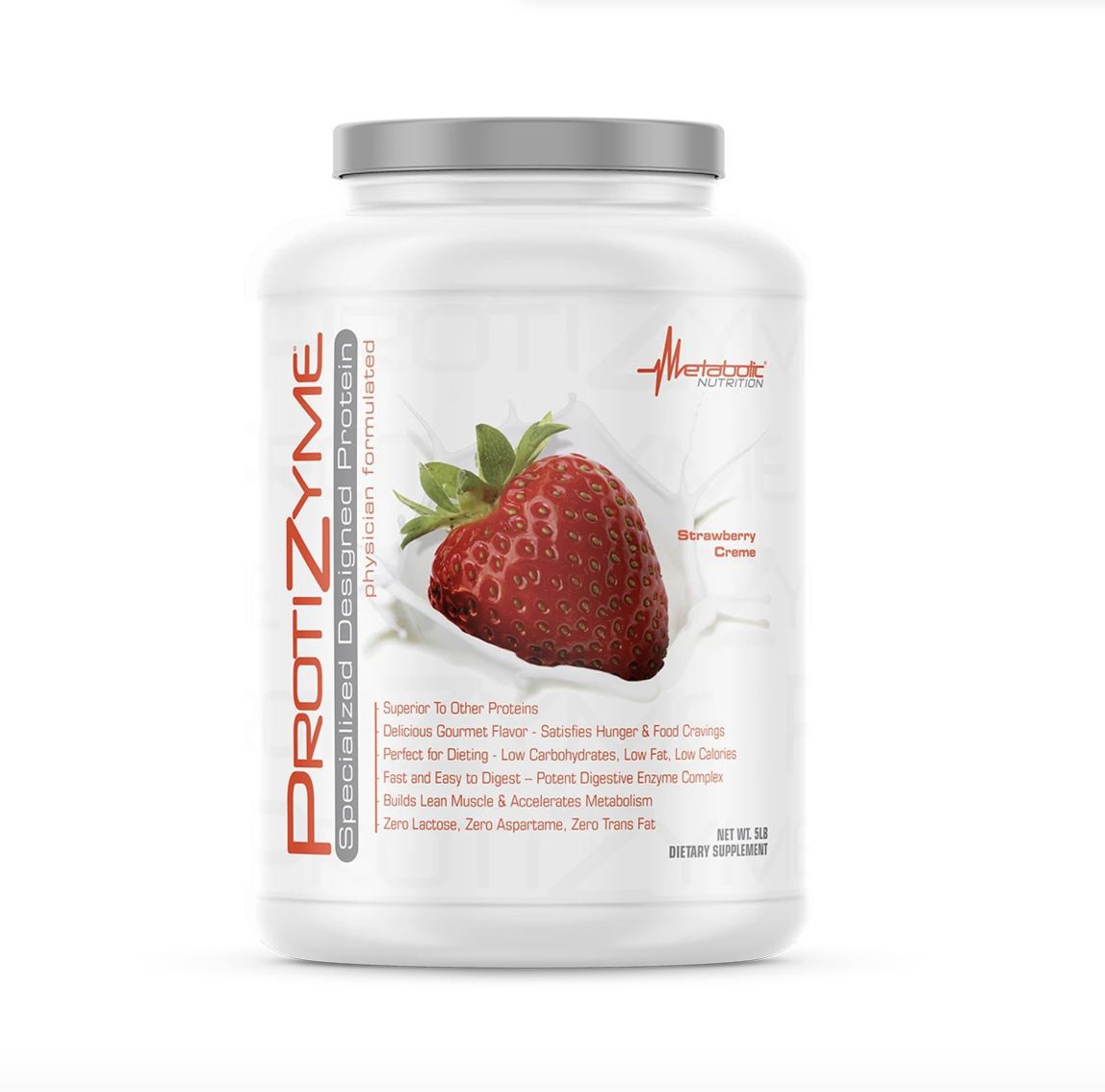 Protizyme 4lbs strawberry cream