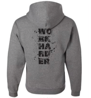 Work Harder Pull Over Hoodie