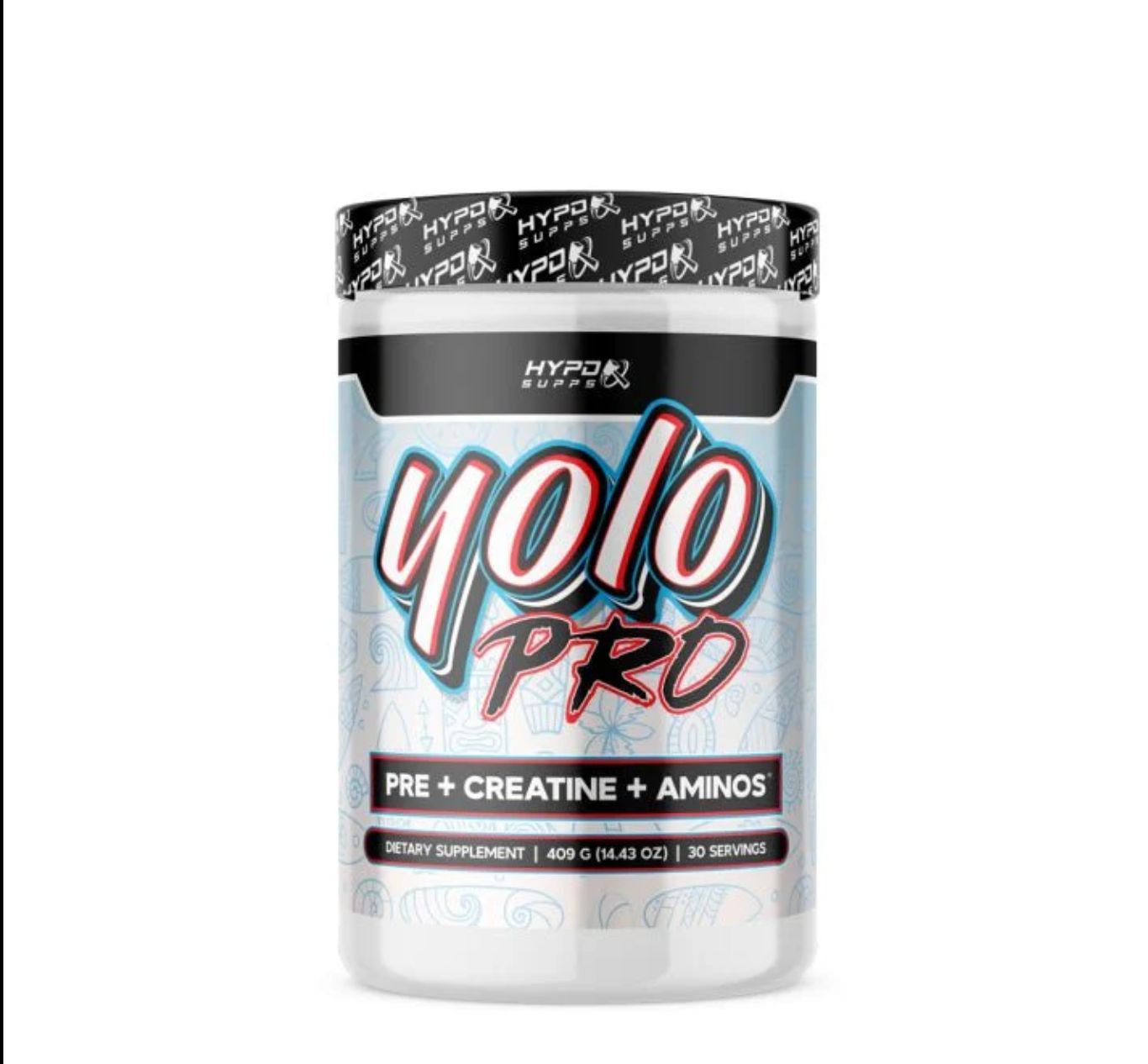 Yolo Pro, Pre+Creatine+Aminos, Blue Coconut