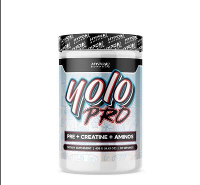 Yolo Pro, Pre+Creatine+Aminos, Blue Coconut