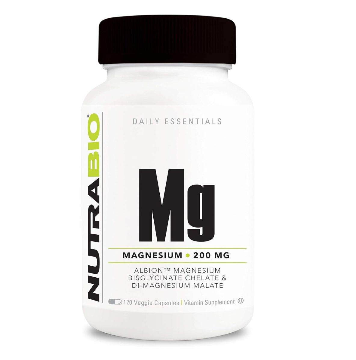 Nutrabio Magnesium 200mg, 120ct