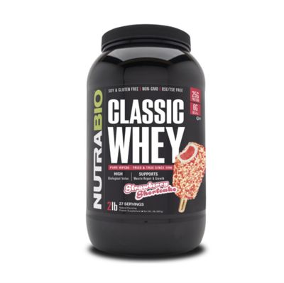 Nutrabio classic whey strawberry 2lb