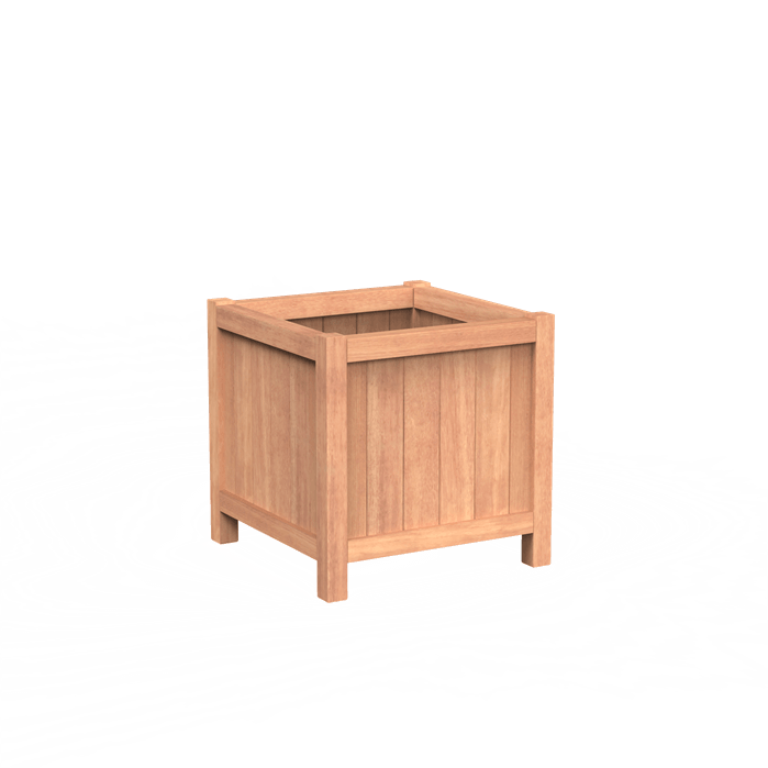 Bac ( jardinière ou pot) carré bois latte 600 x 600 x 600 mm