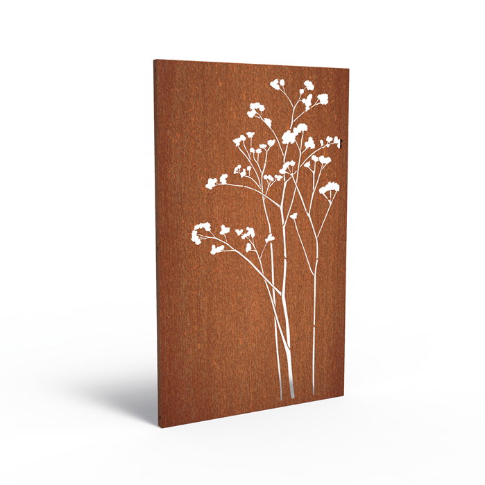 Panneau brise vue acier corten modèle 5