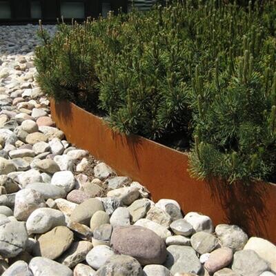 Nos bordures de jardins en acier corten