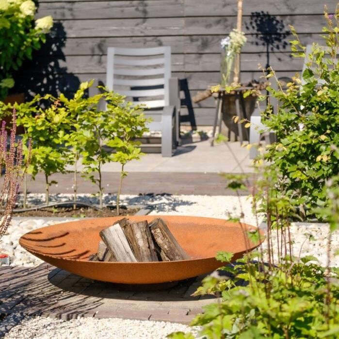 Braséro forme coupe 600 x 140 mm