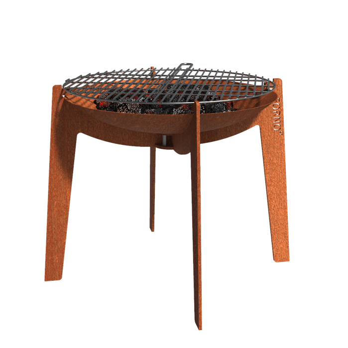 Braséro cooking avec grille